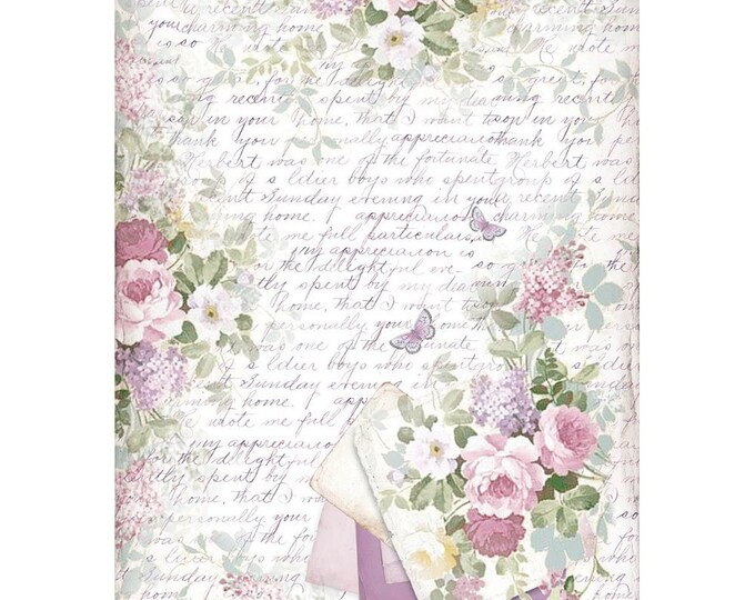 Poppy Rice Paper for Decoupage, Floral Paper, A4 (letter Sized) by ...