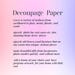 Poppy Rice Paper for Decoupage, Floral Paper, A4 (letter Sized) by ...