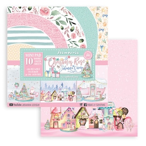 Pacote de papel para fazer cartões de Natal para lindos cartões de Natal em tons pastel