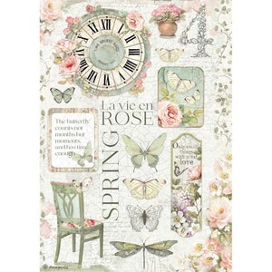 Reispapier für Decoupage, Upcycling und Papierbasteln