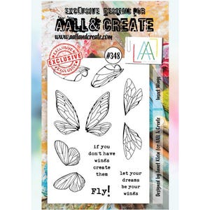 Journal liefert Stempel-Set, Schmetterling Flügel oder Insektenflügel Stempel für die Kartenherstellung, Scrapbooking und Papierbasteln