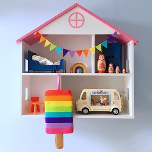 Rainbow Ice Lolly Hair Clip Organizer: Hair Accessory Storage