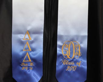 Ombre Graduation stole