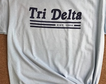 Retro sorority design t shirt