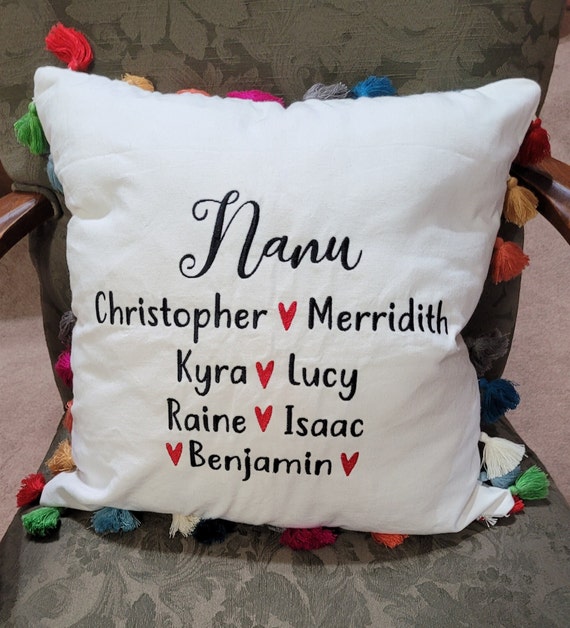 Abuela Abuelo Tía Tío Almohada Personalizada España