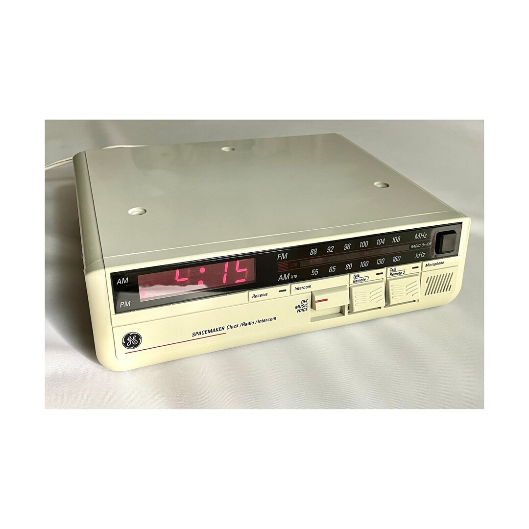 1980 Vintage GE Spacemaker Clock Radio AM/FM W Etsy