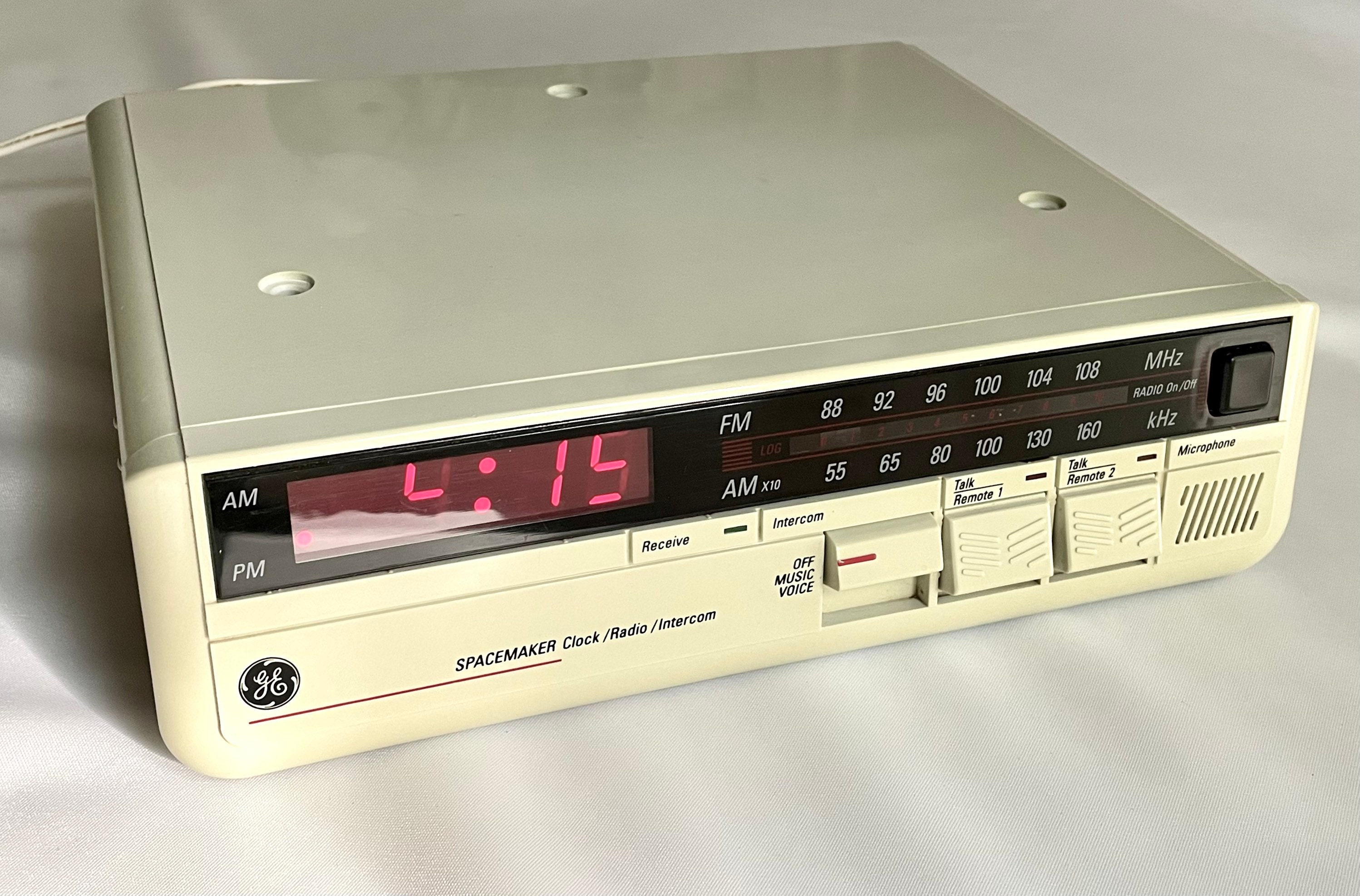 1980 Vintage GE Spacemaker Clock Radio AM/FM W Etsy