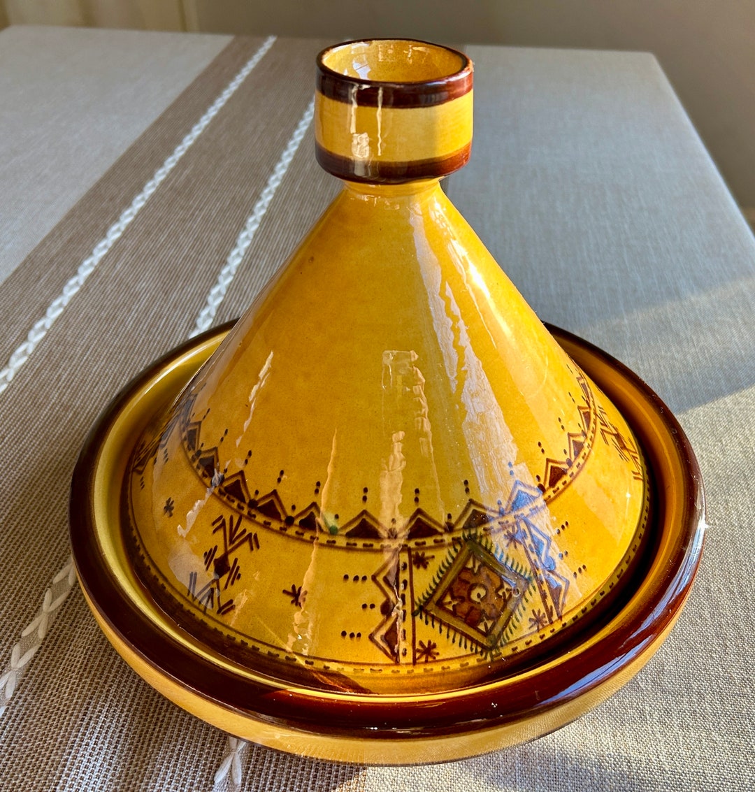 Large Vintage Tagine Cooking Pot Handmade Moroccan Tajine - Etsy