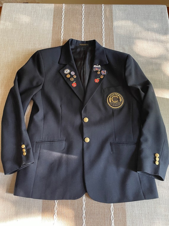 Navy Civitan International Jacket, Blazer Sport Co