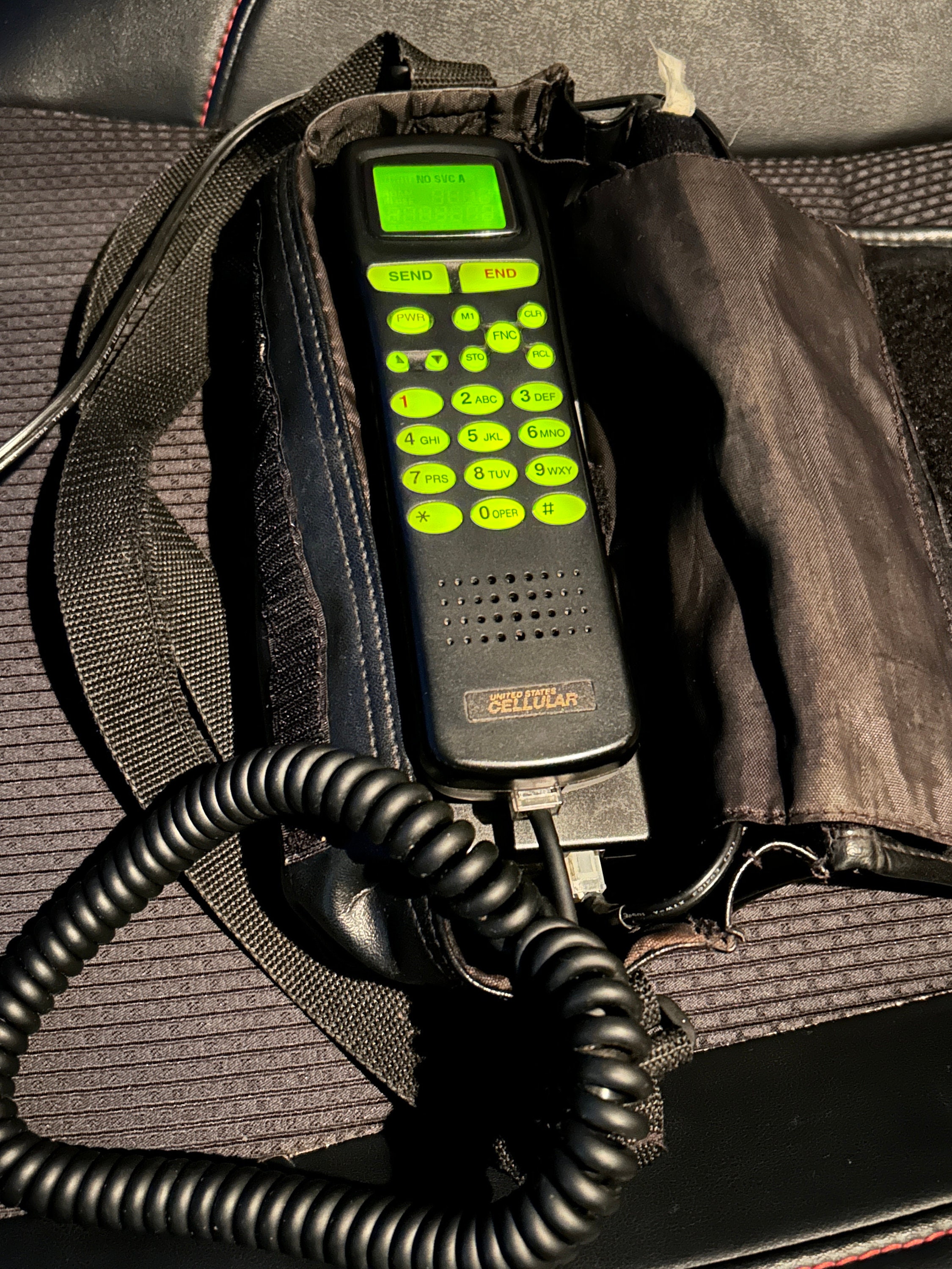 Cool Vintage Early 1990s Audiovox Car Brick Cell Phone W Case