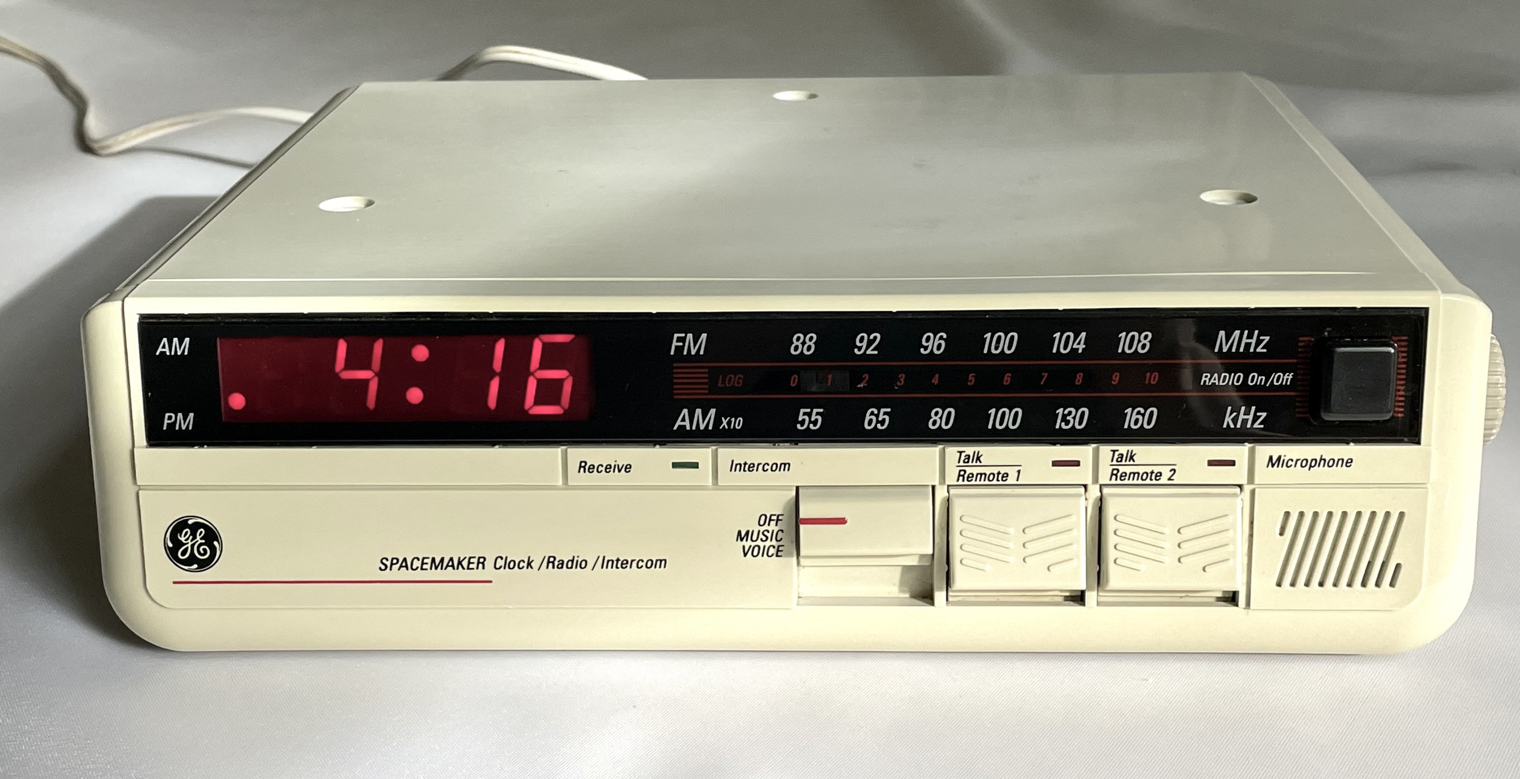 1980 Vintage GE Spacemaker Clock Radio AM/FM W Etsy
