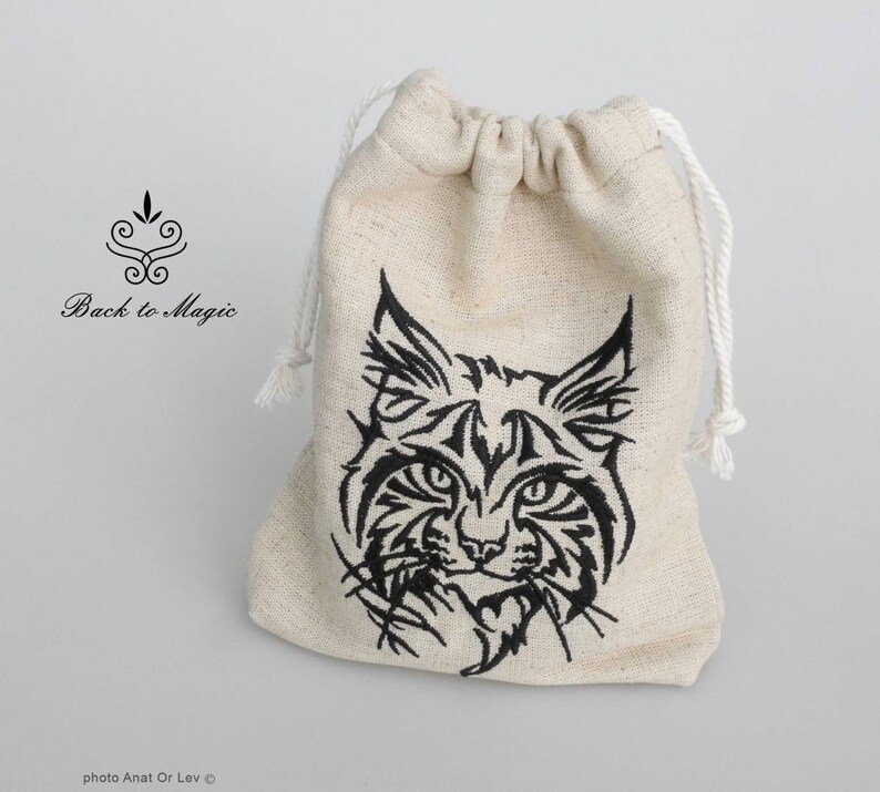 Lynx Rune Bag Dice Tarot Run Max 40 Off Embroidered Pouch