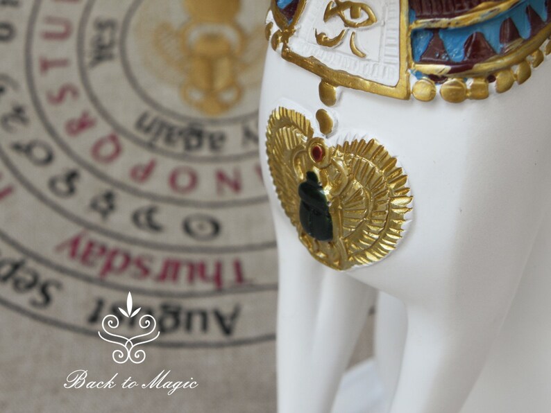 Embroidered Pendulum Divination Cloth. Egyptian Scarab. Udjat. Etsy