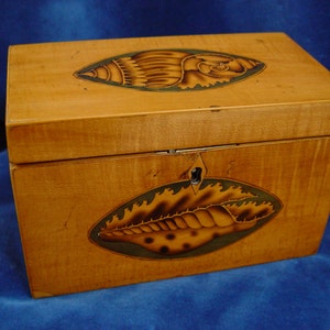 George III. Antique double TEA CADDY, dated about 1790. England.