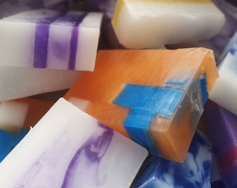 1kg Handmade Soap Wonky Off Cuts, Broken Bars.