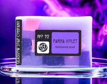 PARMA VIOLET Handmade Soap, Vegan Scottish Soap from Glasgow Soap Company