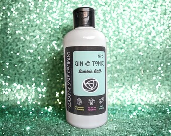 GIN & TONIC Bubble Bath - Handmade by Glasgow Soap Company