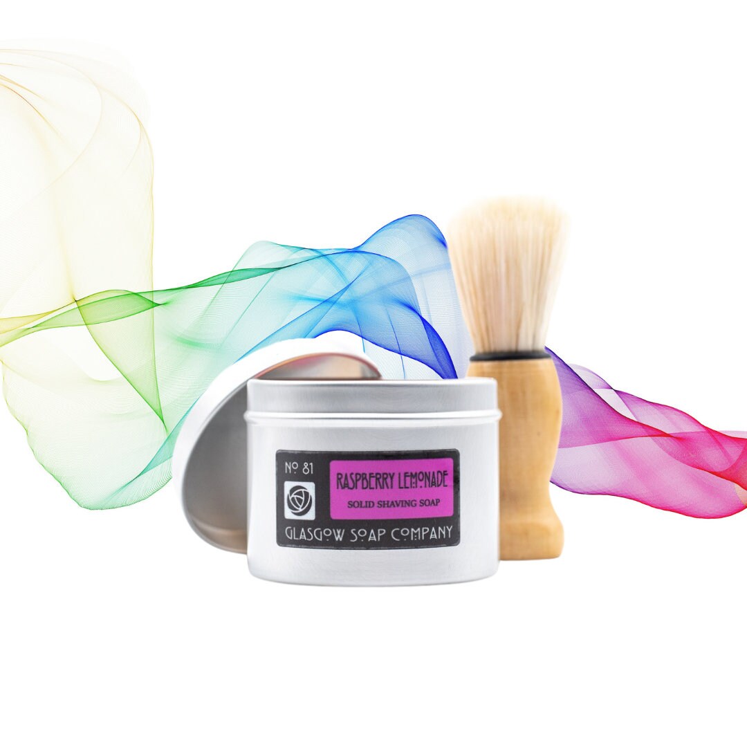 Raspberry Lemonade Traditional Shaving Soap Available With Or Etsy