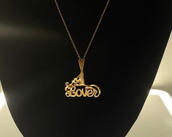 Vintage 14Kt and 18Kt Gold Charm and Chain Necklace