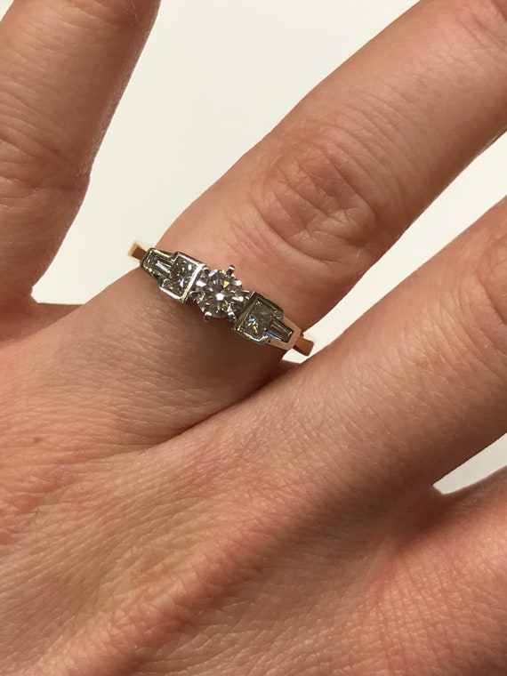 Vintage Engagement Ring, Diamond Engagement Ring,… - image 9