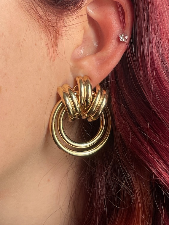 Vintage 14Kt Yellow Gold Earrings