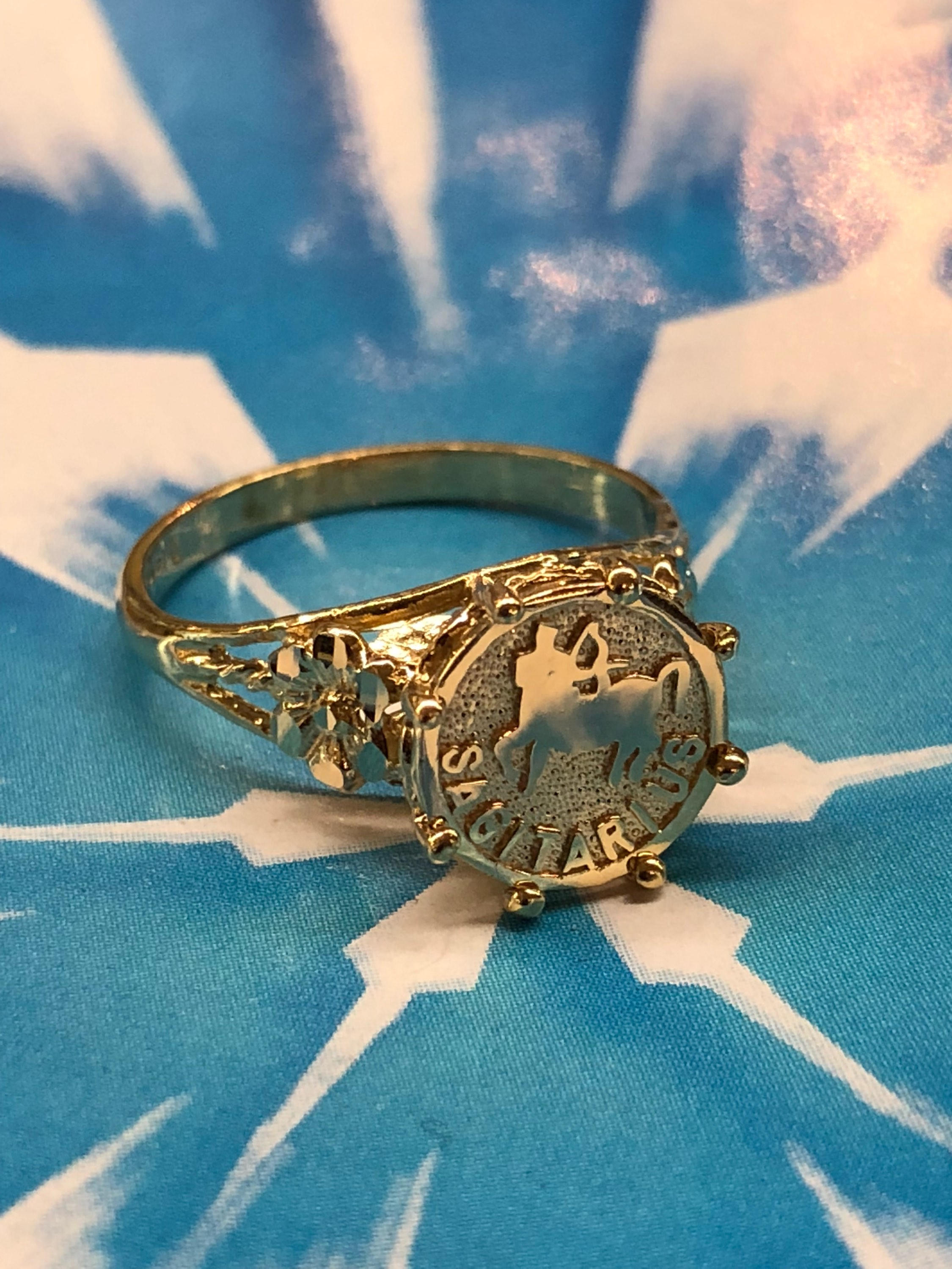 Zodiac Sign Ring, Astrology Ring, Aquarius Ring, Virgo Ring, Taurus ...