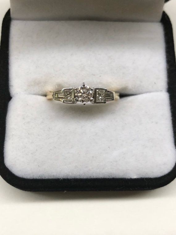 Vintage Engagement Ring, Diamond Engagement Ring,… - image 3