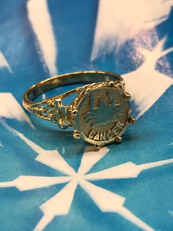 Zodiac Sign Ring, Astrology Ring, Aquarius Ring, … - image 7