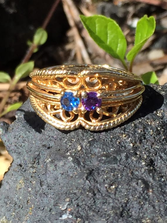 Ladies birthstone rings cheap