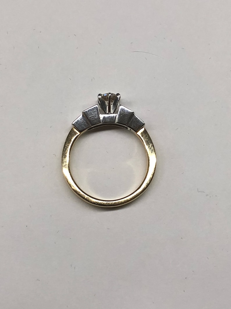 Vintage Engagement Ring Diamond Engagement Ring 14K Diamond - Etsy