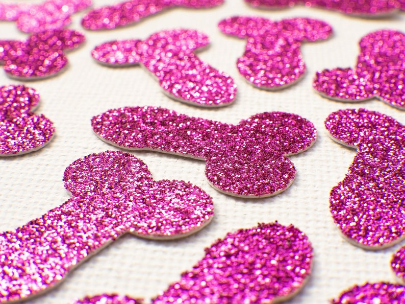Glitter Paper Penis Cutouts 20 Pcs 16 Paper Etsy UK