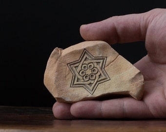 Star of David on Jerusalem stone, Jewish gifts, Jewish holiday gifts, Jewish home decor, Bar Mitzvah Gift