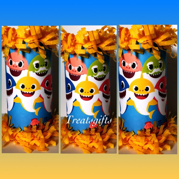 Baby shark birthday - baby shark mini pinata -baby shark - baby shark Party favor- baby shark goodie bag - baby shark party Il_570xn