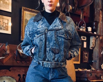 Winter Denim Jacket - Etsy