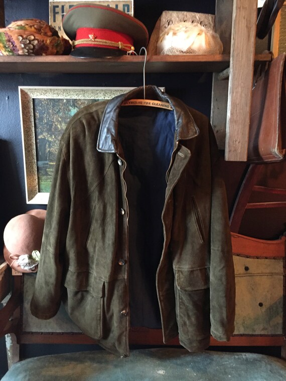 Mens Suede Winter Jacket || Suede Overcoat || Men