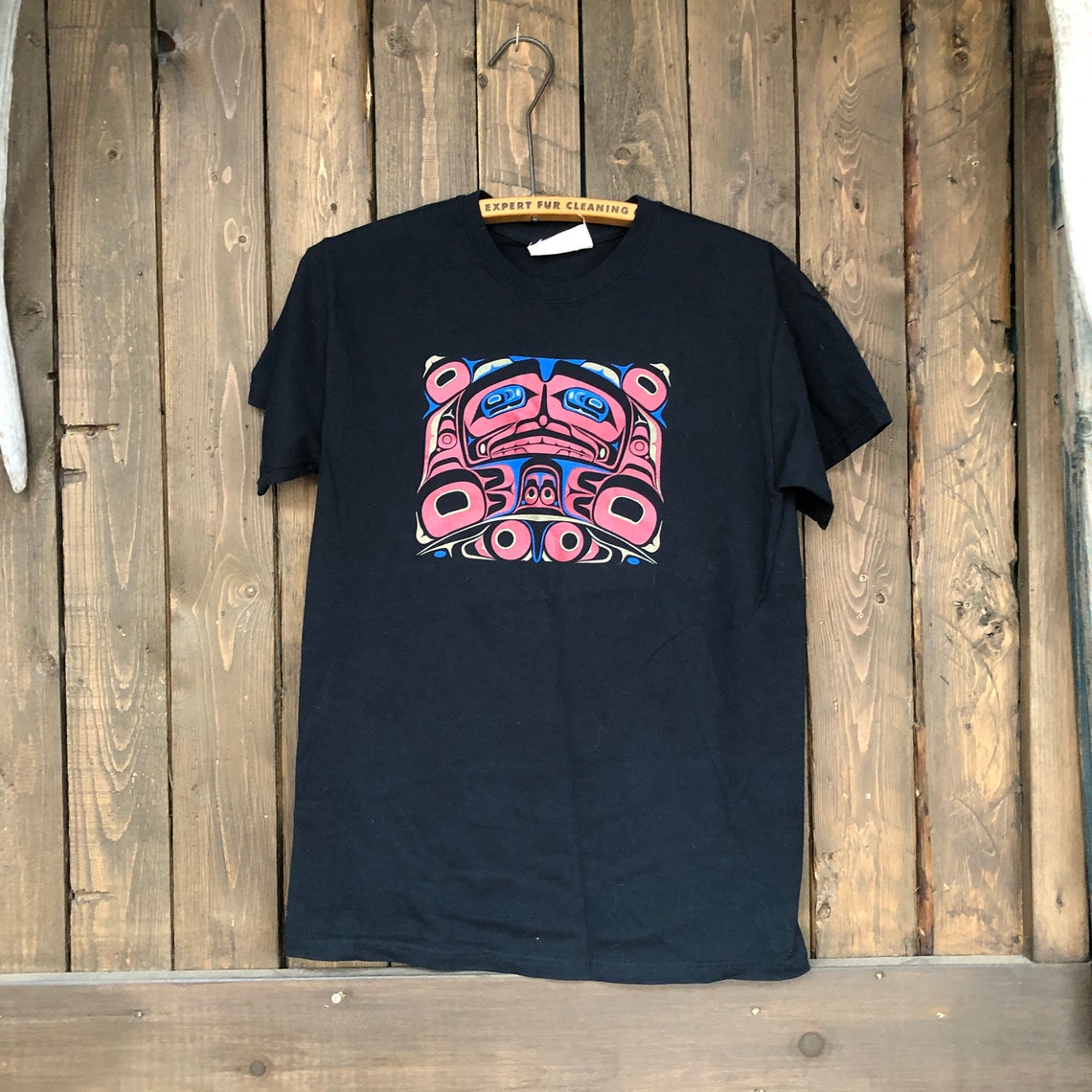 Haida Tshirt Native Tshirt Canadian Indigenous Tee Black Graphic Tee