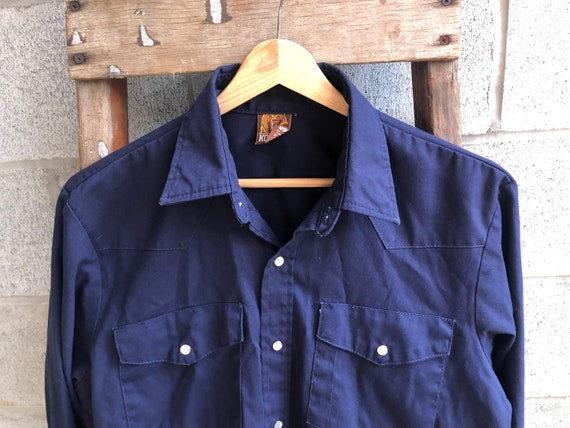 Kodiak Navy Blue Work Shirt || Navy Blue Workwear… - image 2