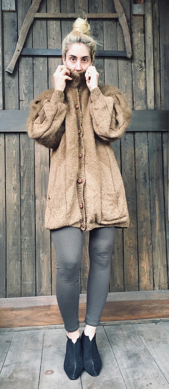 etsy mohair cardigan