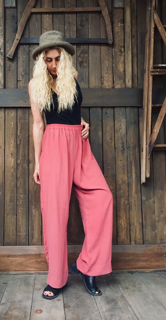 Palazzo Pants || Wide Leg Lounge Pants || High Wa