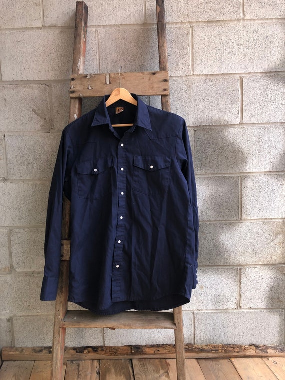 Kodiak Navy Blue Work Shirt || Navy Blue Workwear… - image 1