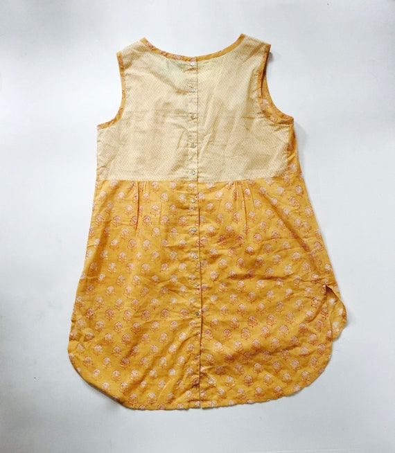 Smock Top From India || Sleeveless Smock || Butto… - image 4