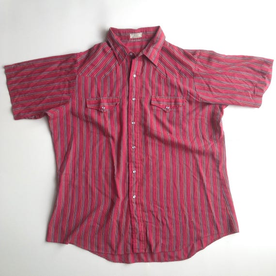 Striped Button Up || Short Sleeve Button Up || Sum