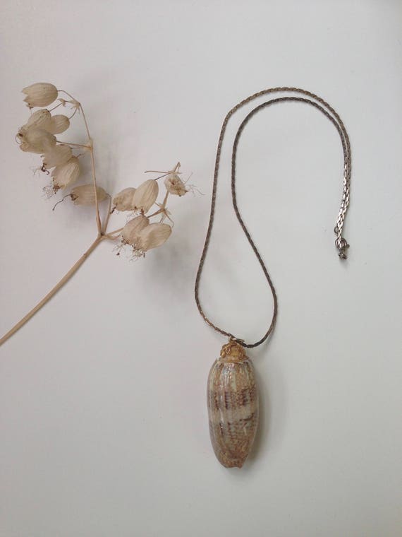 Seashell Necklace || Seashell Pendant || Summer Ne