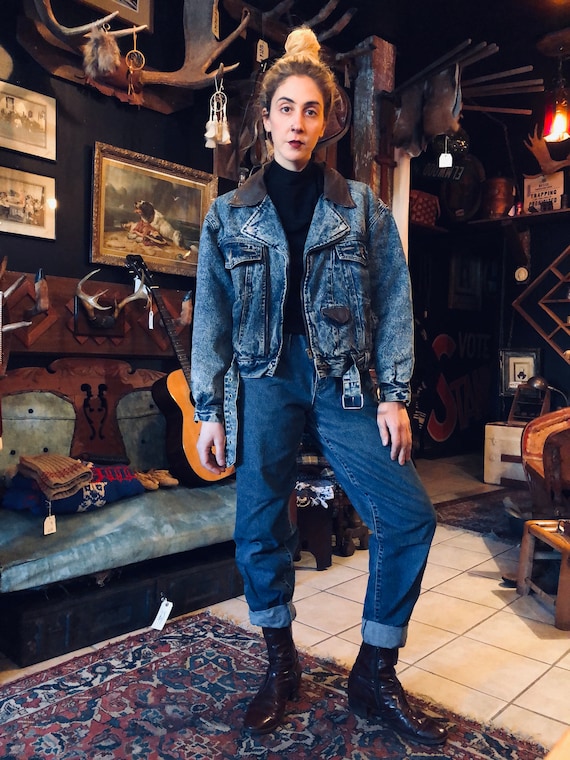 Denim Bomber Jacket || Winter Denim Jacket || Heav