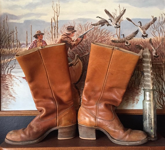 mid calf frye boots