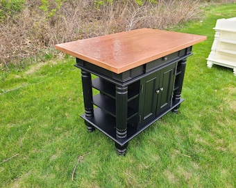 Copper Kitchen Island Top. Heavy Duty Copper. Hand crafted in Ohio.