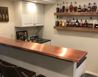 Copper Bar Tops. Heavy Duty Copper. Hand made in Ohio