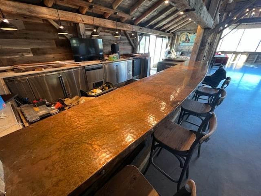 Copper Bar Tops. Heavy Duty Copper. Custom Sizes Available Etsy