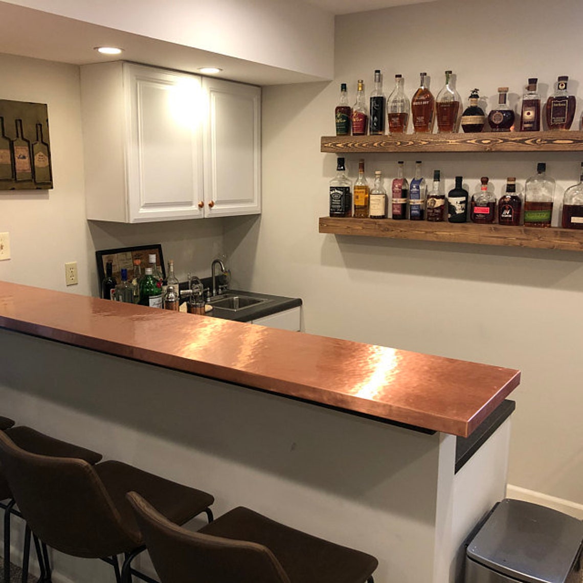 Copper Bar Tops. Heavy Duty Copper. Hand Made in Ohio Etsy