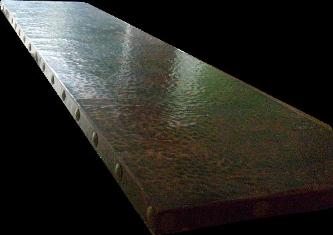 Hand Hammered Copper Sheet Rustic Finish Multiple Sizes Etsy